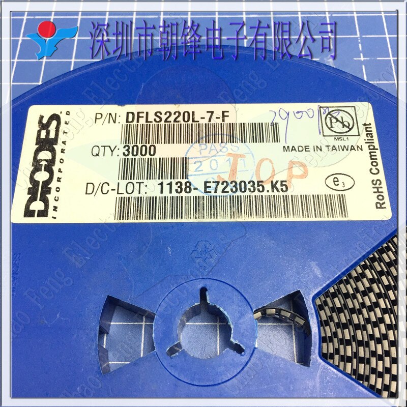 30pcs  ο DFLS220L-7-F SOD123